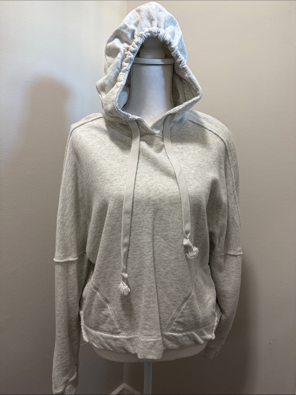 FP Movement by Free People Light Gray Pullover Hoodie